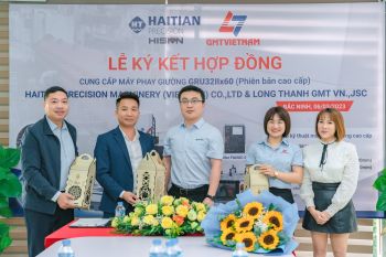 Lễ ký kết máy CNC New Gantry giữa Long Thành GMT và Haiti Precision.